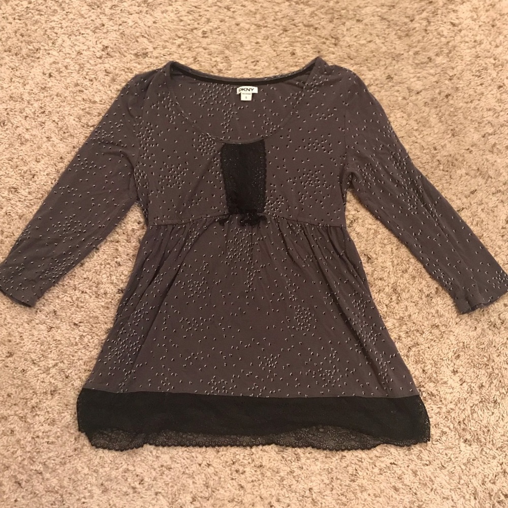 DKNY empire waisted blouse